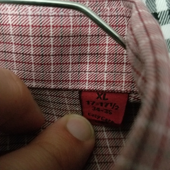 Alfani Other - Alfani Red Checked Dress Shirt XL 17/17.5 34-35